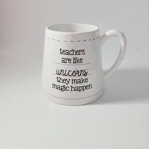 Mud Pie Unicorn Teacher‎ Mug Uplifting